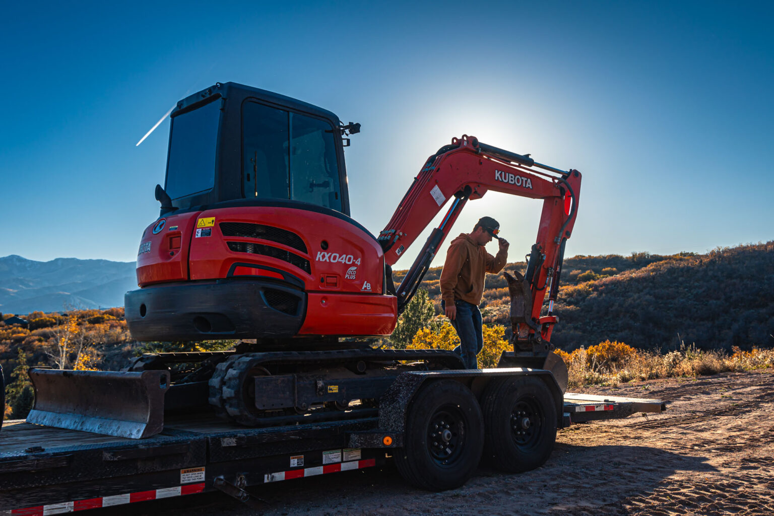 Excavation company job site