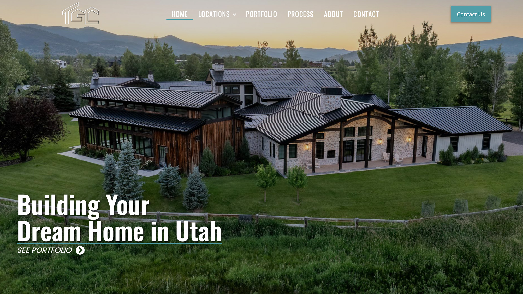 contractor website example