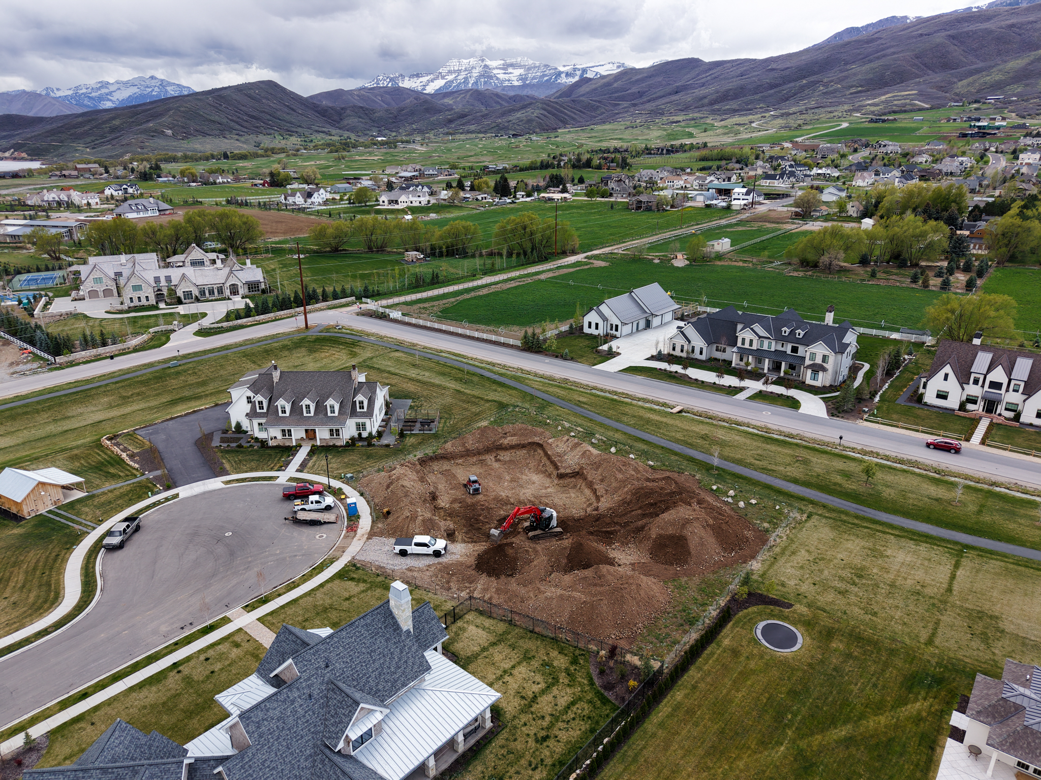 Custom home project in Midway, Utah